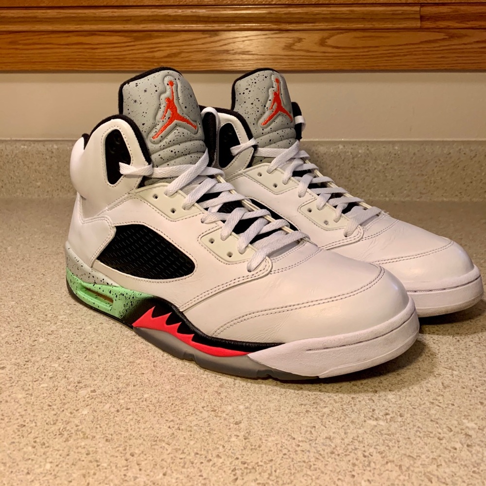 Jordan Retro 5 Poison Green